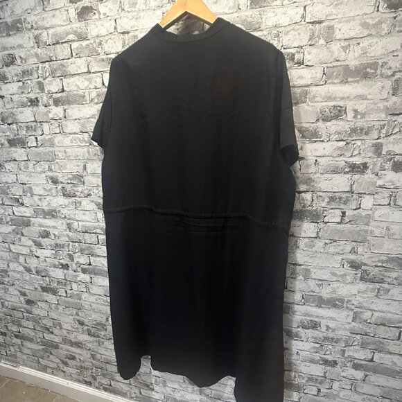 EUC Lands End Black Button Up Dress Size 2X (20W - 22W) - Picture 6 of 13